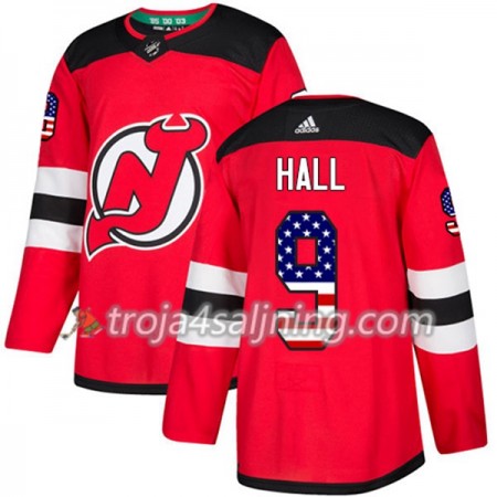 New Jersey Devils tröja Taylor Hall 9 Röd USA Flag Fashion 2017-2018 Adidas Authentic - NHL Tröjor Herr New Jersey Devils tröja Taylor Hall 9 Röd USA Flag Fashion 2017-2018 Adidas Authentic - NHL Tröjor Herr